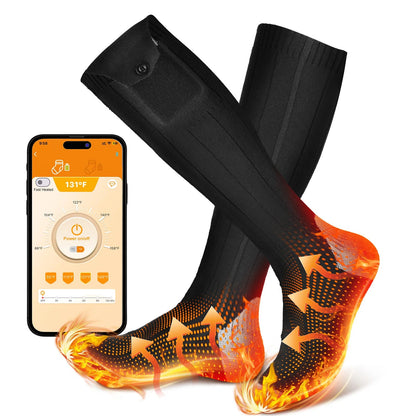 ThermoSync™ Ultra: 16 - Hour Smart App Heated Insoles with Independent Foot Control (Cut - to - Fit) - Pandara Link