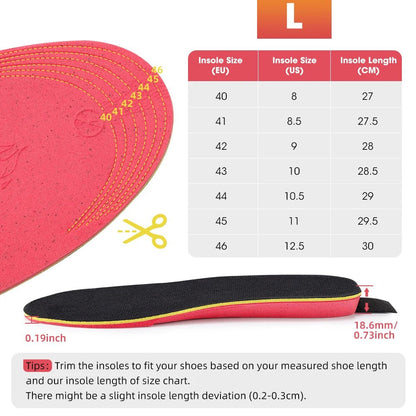ThermoSync™ Ultra: 16 - Hour Smart App Heated Insoles with Independent Foot Control (Cut - to - Fit) - Pandara Link